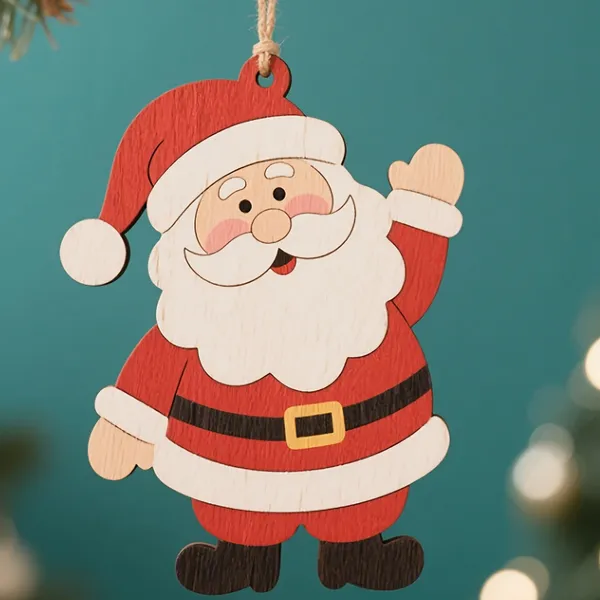 Beige_D_Flat_Wooden_Santa_Claus_Hanging_Ornaments_Home_Decor