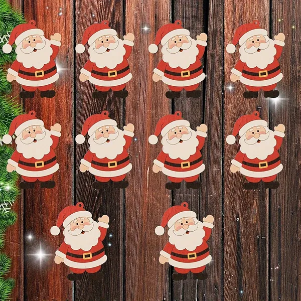 Beige_D_Flat_Wooden_Santa_Claus_Hanging_Ornaments_Home_Decor