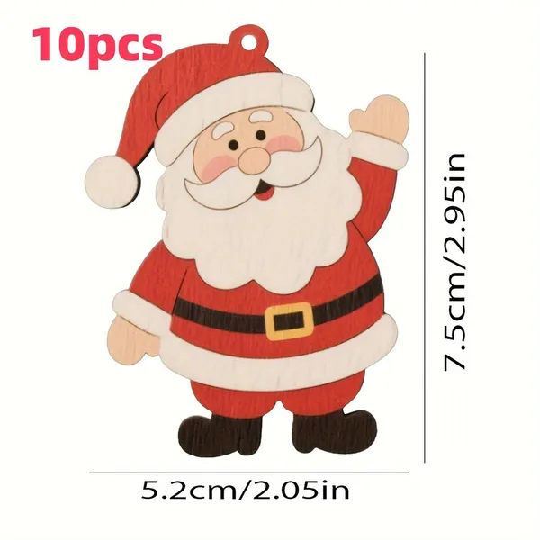 Beige_D_Flat_Wooden_Santa_Claus_Hanging_Ornaments_Home_Decor