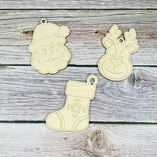 Beige_Christmas_Ornament_Kids_Diy_Craft_Kit_Kids