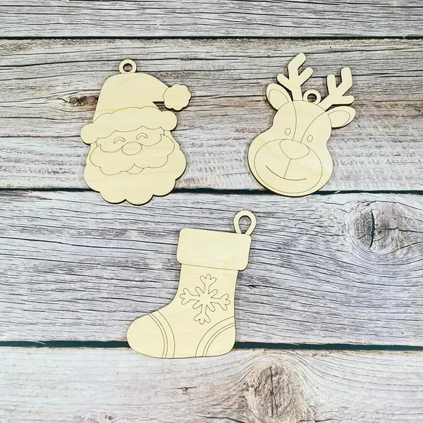 Beige_Christmas_Ornament_Kids_Diy_Craft_Kit_Kids