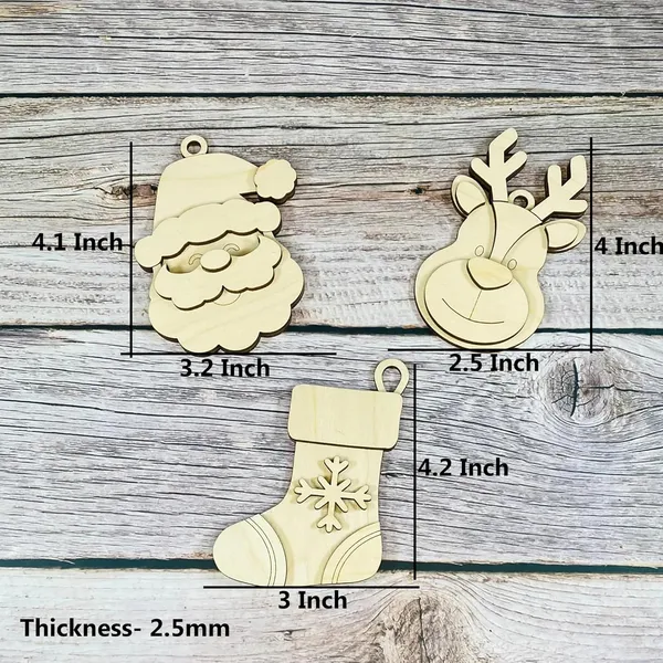 Beige_Christmas_Ornament_Kids_Diy_Craft_Kit_Kids