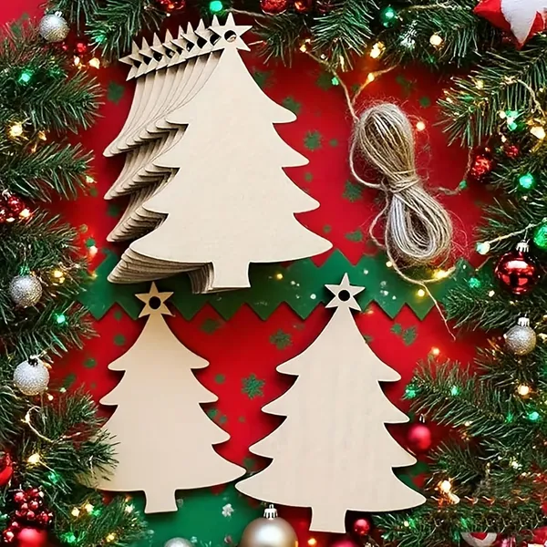 Beige_Wooden_Christmas_Tree_Ornaments_Diy_Painting_Hanging_Decorations_Diy_And_Craft