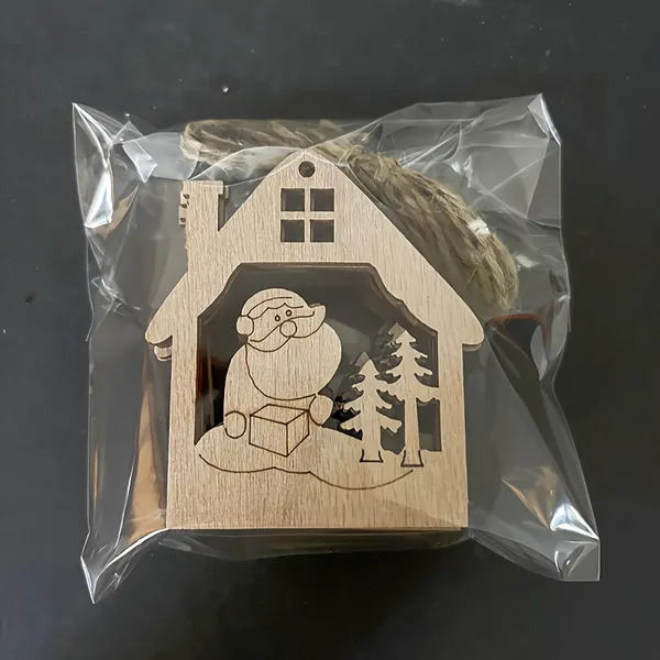 Beige_Christmas_Wooden_Ornaments_Santa_Claus_House_Design_General