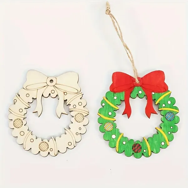 Beige_Wooden_Christmas_Wreath_Ornaments_Diy_Paintable_Hanging_Decorations_Cm_Diy_And_Craft