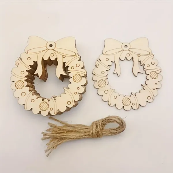 Beige_Wooden_Christmas_Wreath_Ornaments_Diy_Paintable_Hanging_Decorations_Cm_Diy_And_Craft