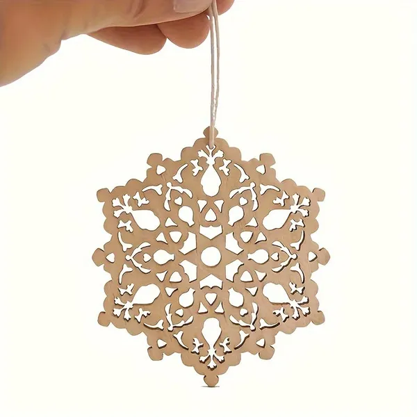 Beige_Wooden_Snowflake_Ornaments_Diy_And_Craft