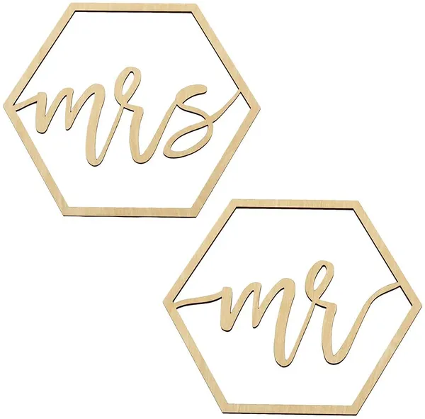 Beige_Mr_And_Mrs_Wood_Signs_Wedding