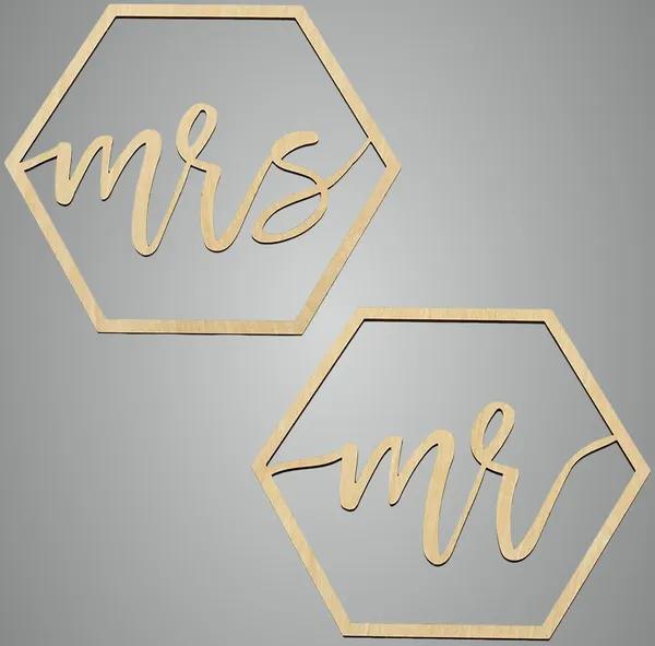 Beige_Mr_And_Mrs_Wood_Signs_Wedding
