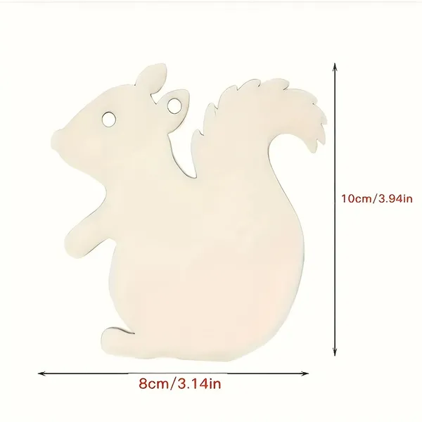 Beige_Wooden_Squirrel_Hanging_Decorations_Wedding