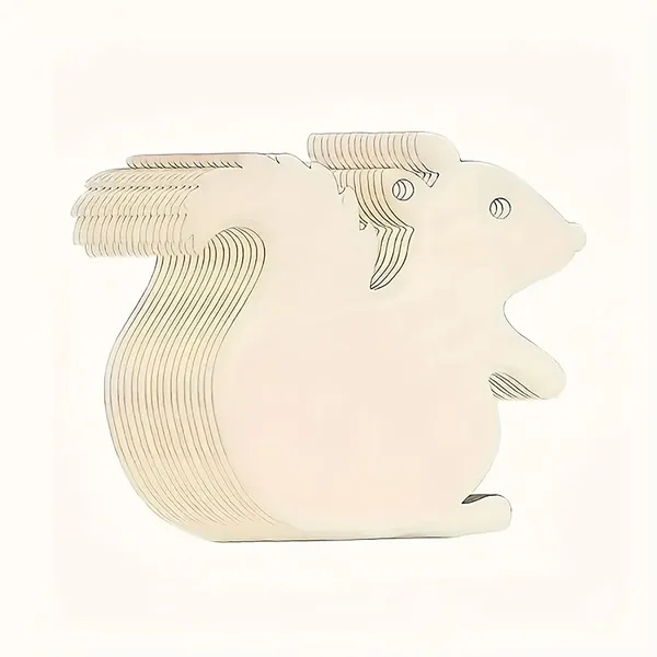 Beige_Wooden_Squirrel_Hanging_Decorations_Wedding