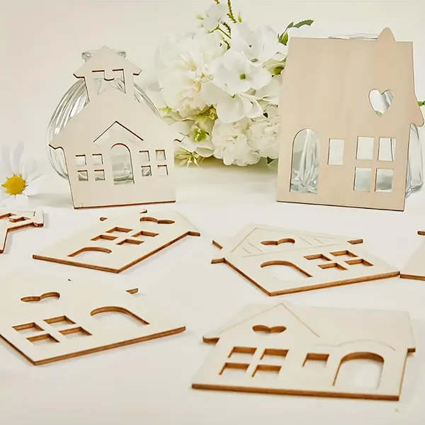 Beige_Wooden_Love_House_Hanging_Ornaments_Diy_And_Craft