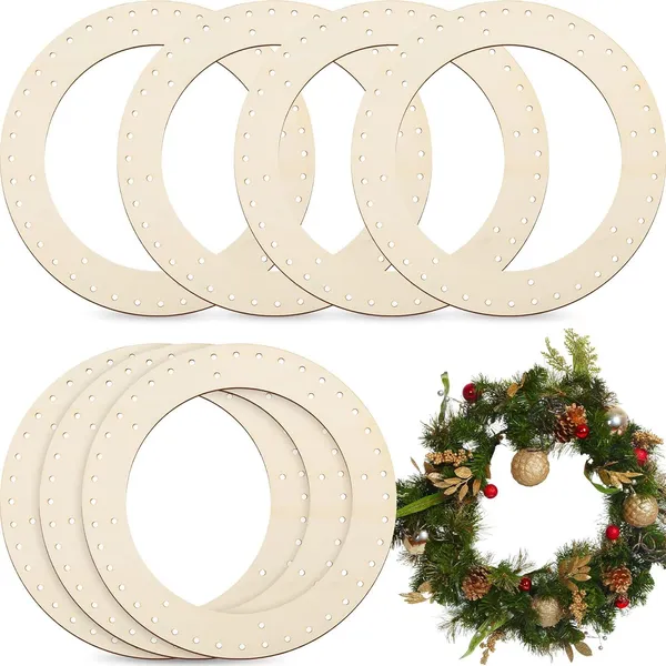 Beige_Christmas_Wreath_Wooden_Frames_Wood_Wreath_Rings_Diy_And_Craft