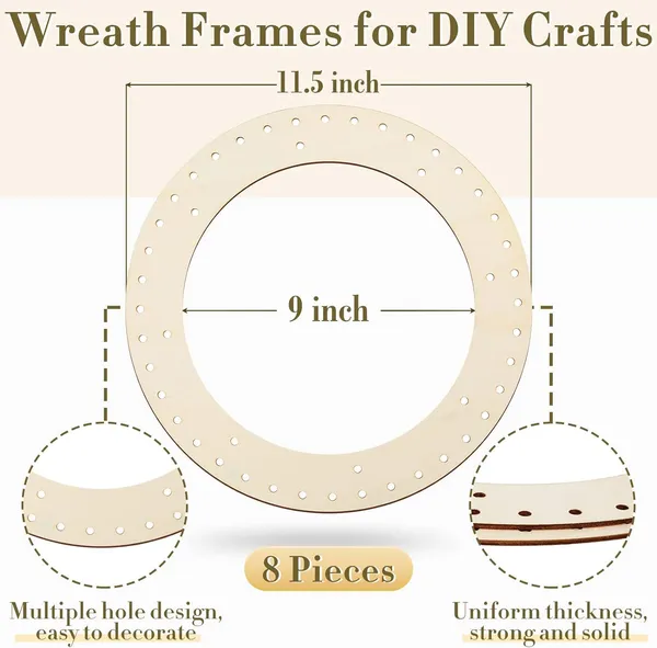 Beige_Christmas_Wreath_Wooden_Frames_Wood_Wreath_Rings_Diy_And_Craft