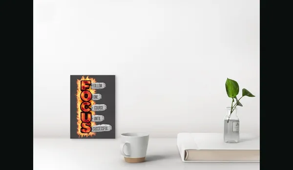 Multicolour_Focus_Burning_Quote_Glossy_Aluminum_Metal_Wall_Art_Inspirational_Wall_Painting_Home_Decor
