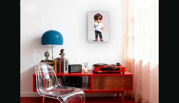 Multicolour_Boy_Smile_Metal_Wall_Art_Hd_Aluminum_Photo_Print_Home_Decor