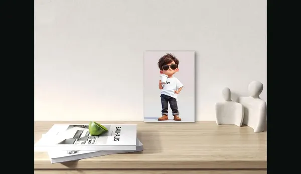 Multicolour_Boy_Smile_Metal_Wall_Art_Hd_Aluminum_Photo_Print_Home_Decor