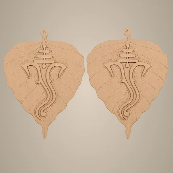 Beige_Ganesha_On_Leaf_Decorative_Wall_Hanging_Home_Decor