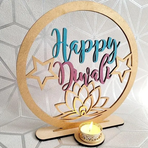 Beige_Diwali_Wooden_Circle_Stand_Mdf_Cutout_Happy_Diwali_Home_Decor_Home_Decor
