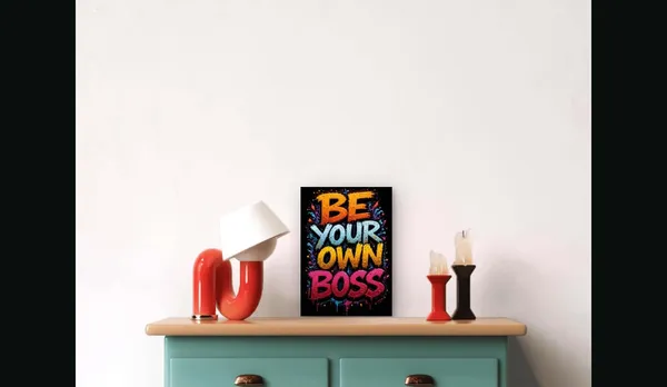 Multicolour_Be_Your_Own_Boss_Wall_Art_Metal_Poster_Glossy_Aluminum_Photo_Print_Office_Motivation_Wall_Decor_Waterproof_Fade_Resistant_Art_In_Home_Decor