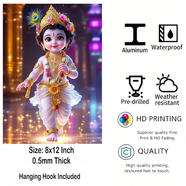 Multicolour_Cute_Krishna_Metal_Wall_Art_Home_Decor