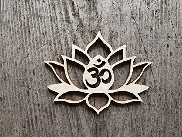 Beige_Pcs_Unfinished_Wooden_Cutouts_Lotus_Om