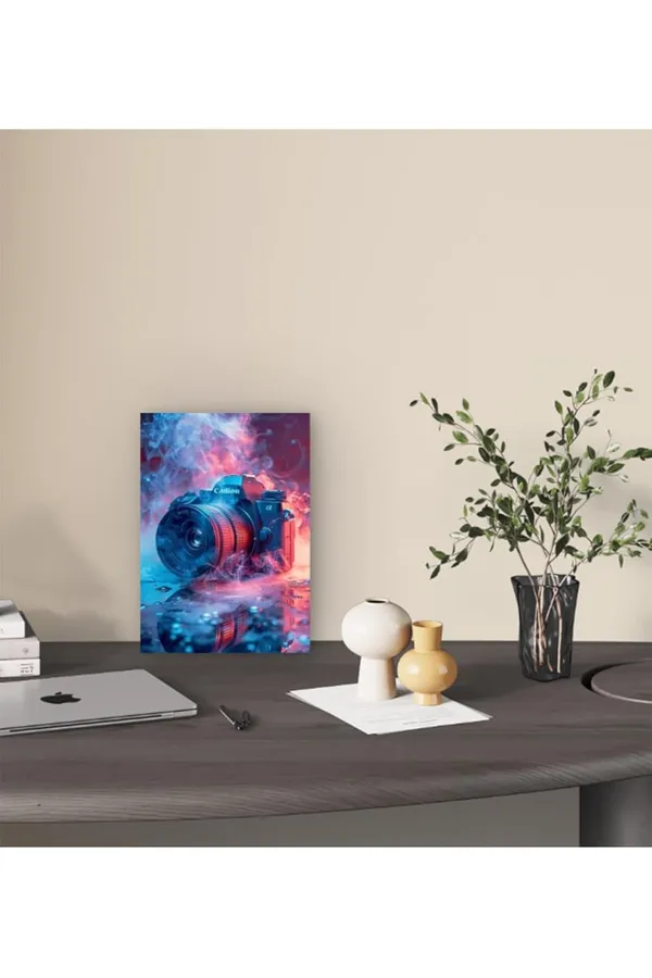 Multicolour_Camera_Metal_Wall_Art_Glossy_Aluminum_Photo_Print_Home_Decor