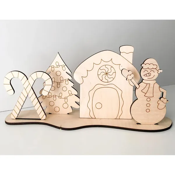 Beige_Christmas_Snowman_Gingerbread_House_Diy_Paint_Kit_Kids
