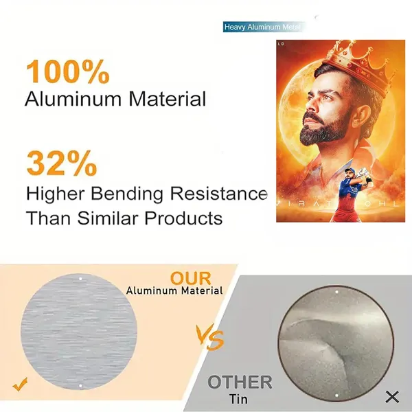 Multicolour_Virat_Kohli_Wall_Poster_Metal_Print_Glossy_Aluminium_Wall_Art_Home_Decor
