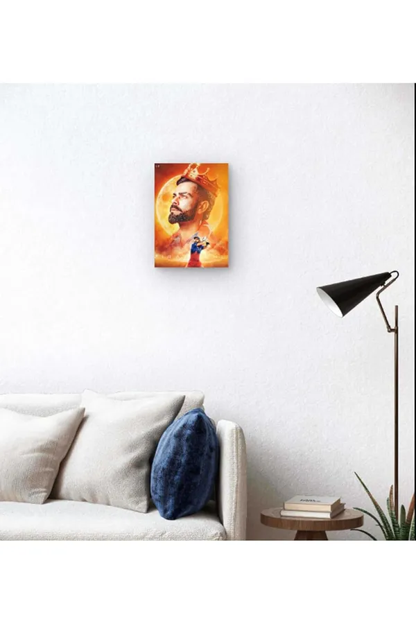 Multicolour_Virat_Kohli_Wall_Poster_Metal_Print_Glossy_Aluminium_Wall_Art_Home_Decor