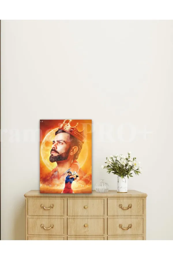 Multicolour_Virat_Kohli_Wall_Poster_Metal_Print_Glossy_Aluminium_Wall_Art_Home_Decor