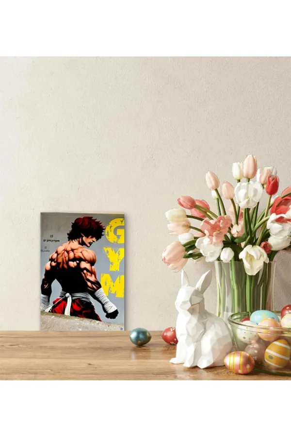 Multicolour_Anime_Gym_Poster_Metal_Wall_Art_Glossy_Aluminum_Print_Muscle_Fighter_Hd_Wall_Painting_Gym_Decor_Home_Decor
