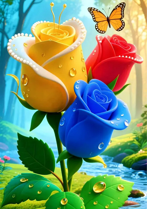 Multicolour_Rose_Home_Decor