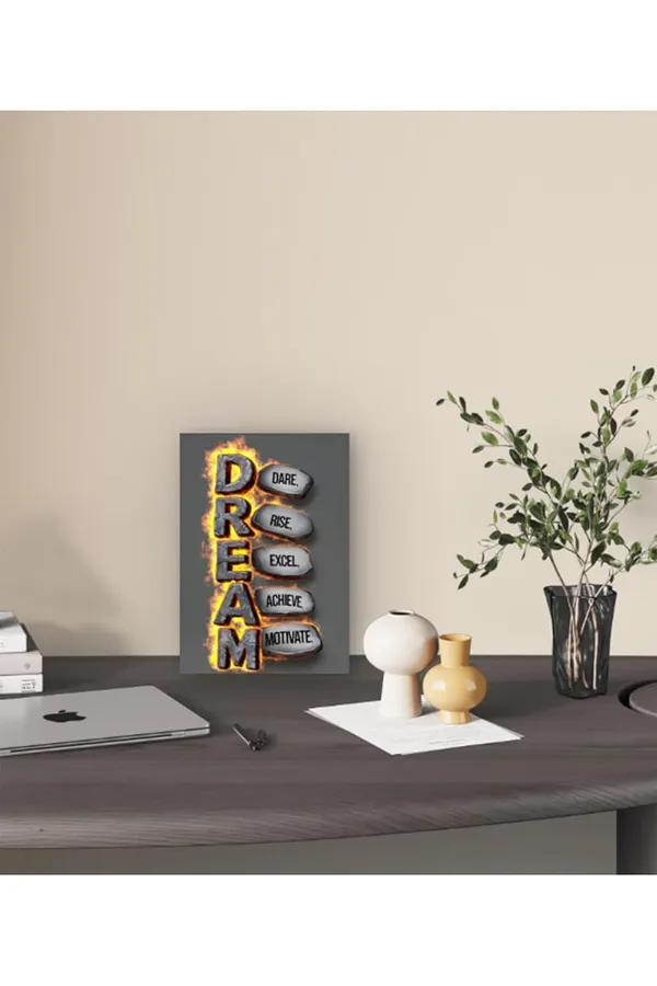 Multicolour_Dream_Motivational_Wall_Art_Glossy_Aluminum_Print_Dare_Rise_Excel_Achieve_Motivate_Quote_Poster_Office_Wall_Decor_India_In_Home_Decor