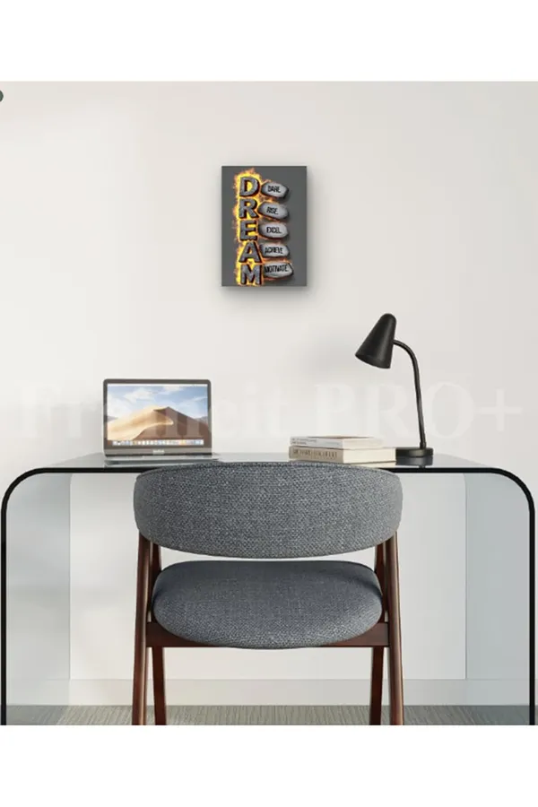 Multicolour_Dream_Motivational_Wall_Art_Glossy_Aluminum_Print_Dare_Rise_Excel_Achieve_Motivate_Quote_Poster_Office_Wall_Decor_India_In_Home_Decor
