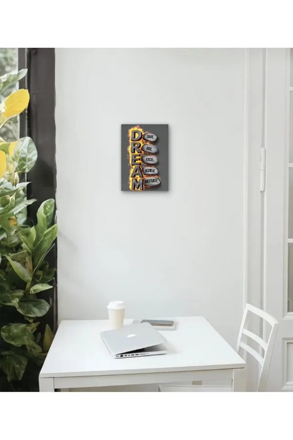 Multicolour_Dream_Motivational_Wall_Art_Glossy_Aluminum_Print_Dare_Rise_Excel_Achieve_Motivate_Quote_Poster_Office_Wall_Decor_India_In_Home_Decor