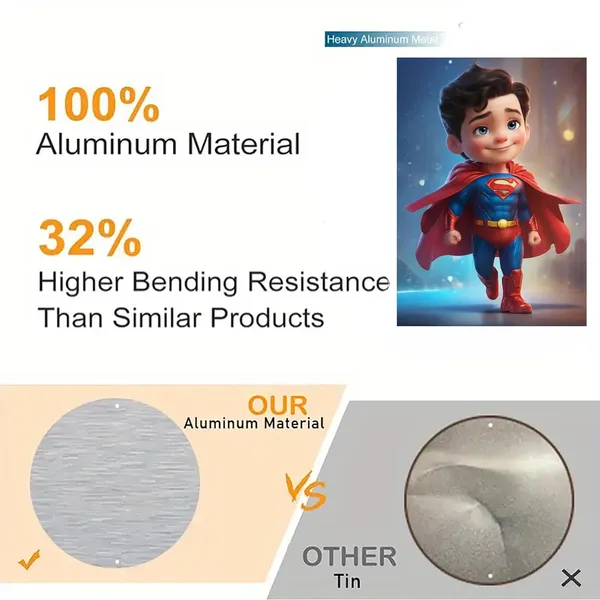 Multicolour_Supermen_Kid_Metal_Wall_Poster_Hd_Glossy_Aluminum_Print_Kids