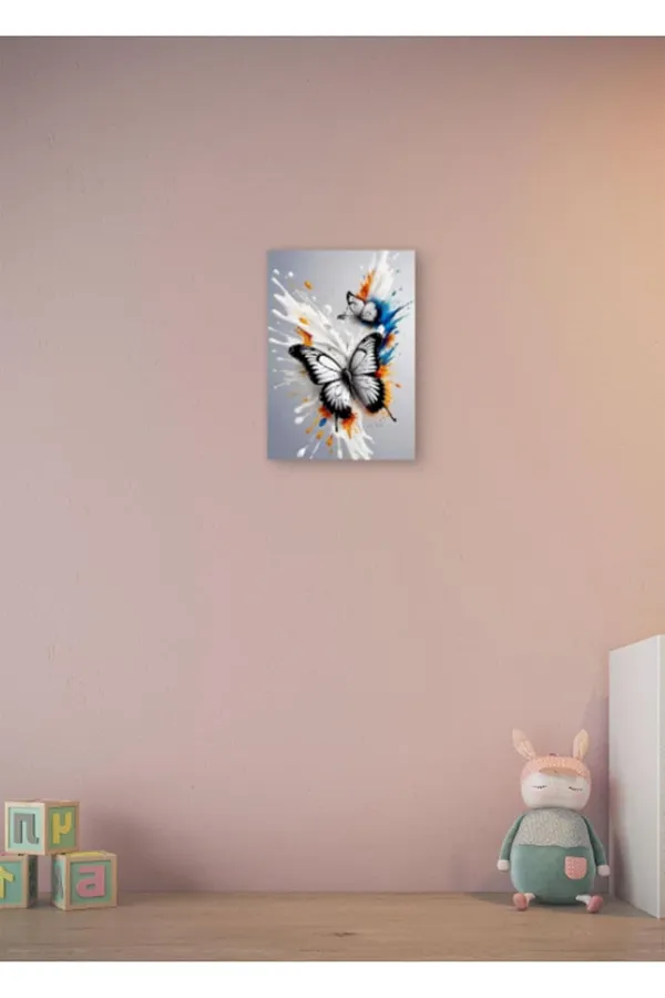 Multicolour_Butterfly_Glossy_Aluminum_Wall_Art_Design_Metal_Print_Home_Decor
