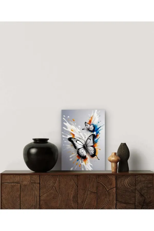 Multicolour_Butterfly_Glossy_Aluminum_Wall_Art_Design_Metal_Print_Home_Decor