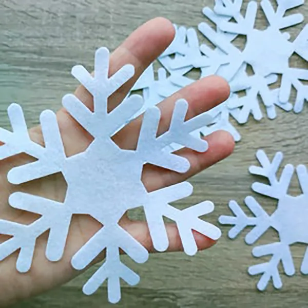 White_White_Felt_Snowflakes_Soft_Felt_Cutouts_Diy_And_Craft