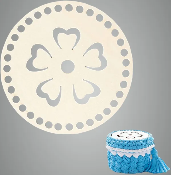 Beige_Crochet_Basket_Bottom_Home_Decor
