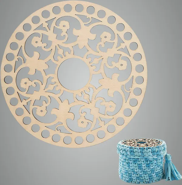 Beige_Crochet_Yarn_Basket_Bottom_General