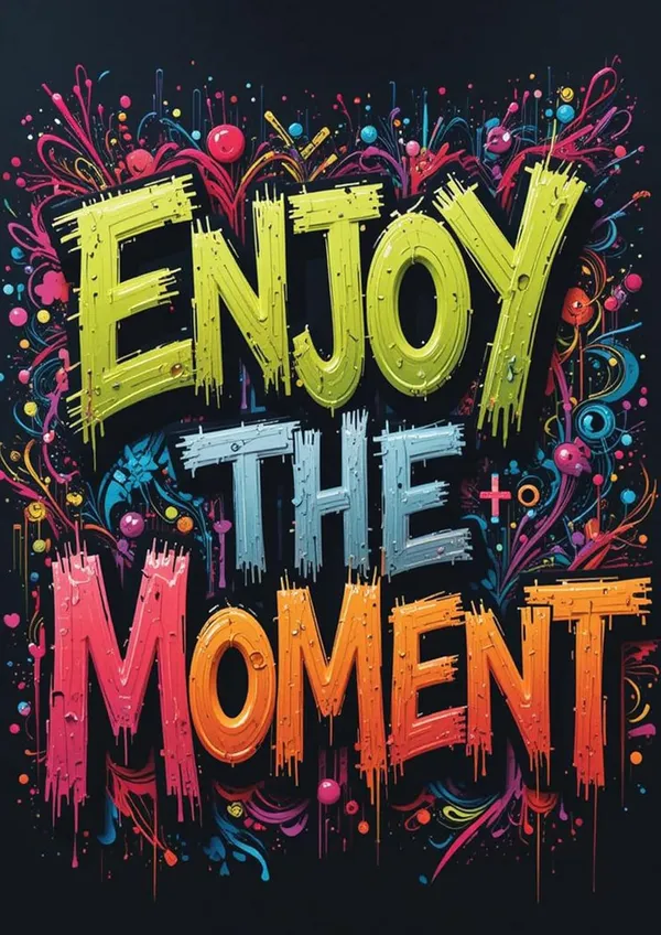 Multicolour_Enjoy_The_Moment_Metal_Wall_Art_X_Home_Decor