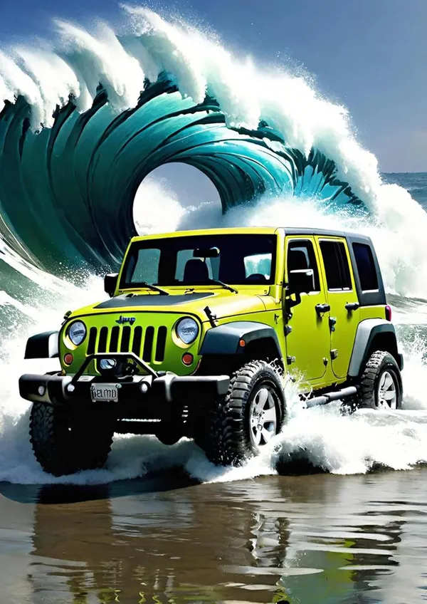 Multicolour_Jeep_Race_Metal_Wall_Art_Home_Decor