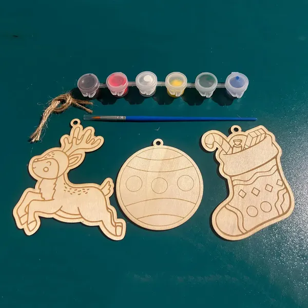 Beige_Christmas_Paint_Decoration_Kits_Diy_Kids_Crafts_Kids