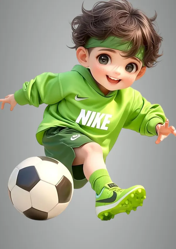 Multicolour_Cute_Boy_Running_Glossy_Aluminum_Photo_Print_X_Kids