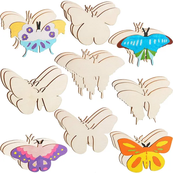 Beige_Unfinished_Wood_Butterfly_Crafts_Butterfly_Kids