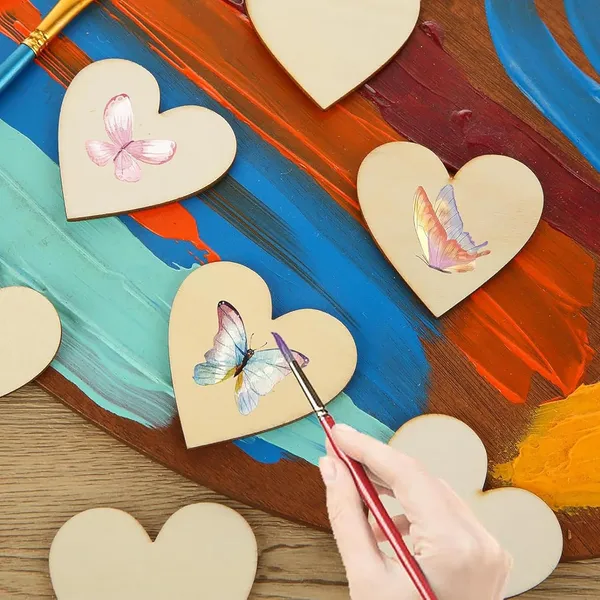 Beige_Pcs_Wooden_Hearts_Diy_And_Craft
