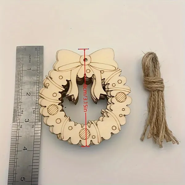 Beige_Cm_Wooden_Christmas_Wreath_Diy_Paintable_Ornaments_Diy_And_Craft