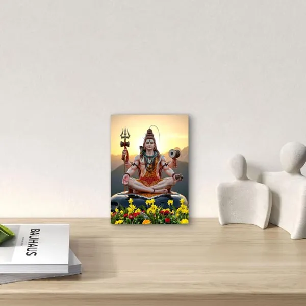 Multicolour_Lord_Shiva_Wall_Art_Metal_Poster_Glossy_Aluminum_Photo_Print_Home_Decor
